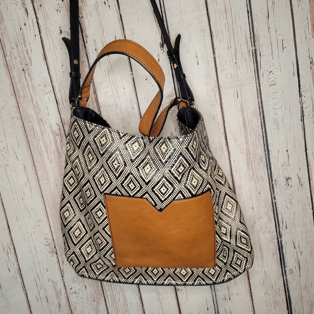 Kelly and Katie Diamond Pattern Purse